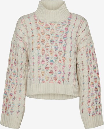 Pull-over 'DANERYS' VERO MODA en beige : devant