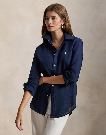 Polo Ralph Lauren - Blusa 'CLASSIC' em azul: frente