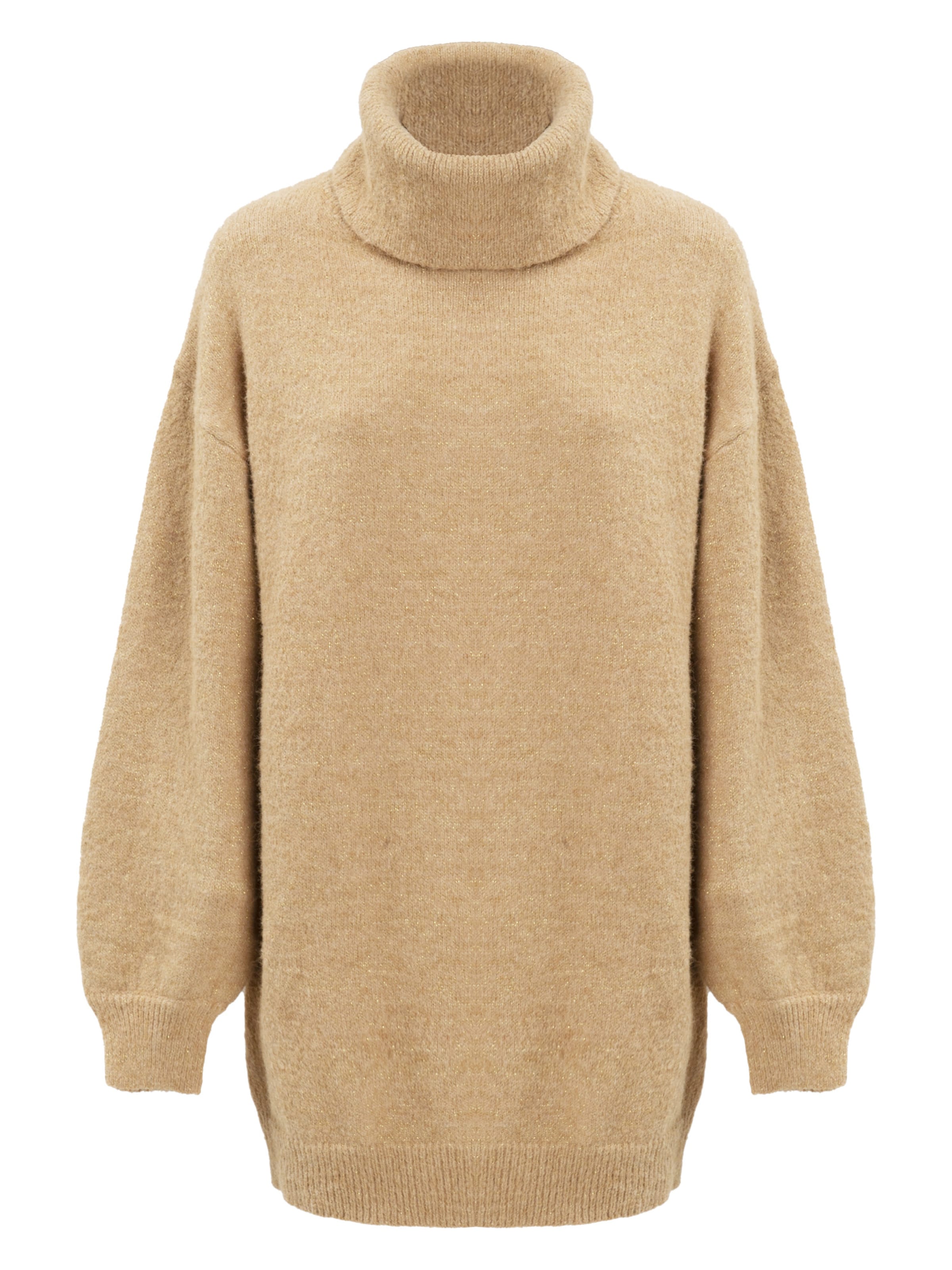 Influencer Pullover in camel, Produktansicht
