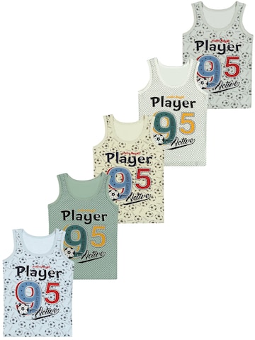 LOREZA Unterhemd 'Jungen Unterhemden Dominic'‌‌‌‌‌ in Mischfarben: Vorderseite