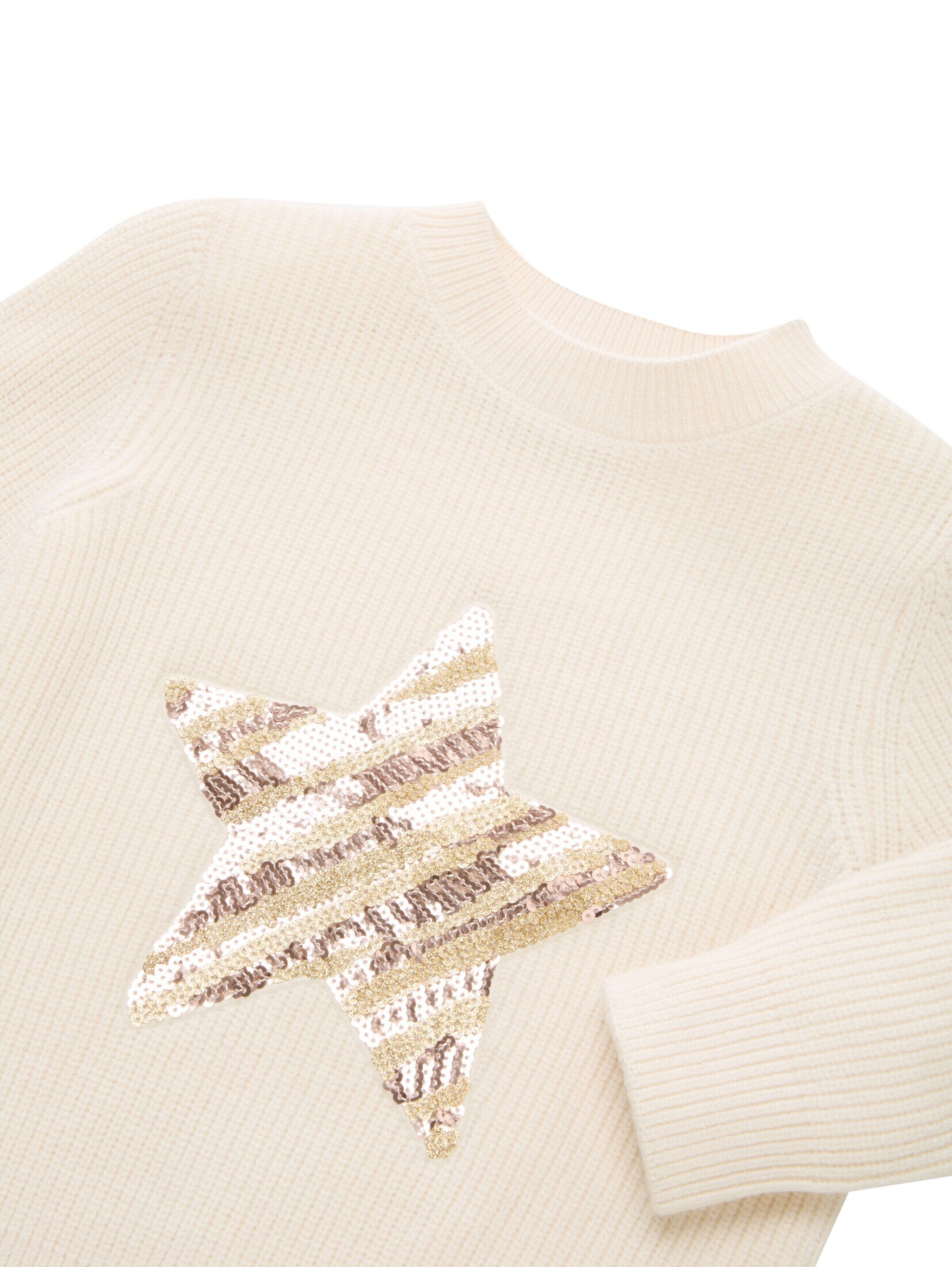 Pulover de la TOM TAILOR pe bej