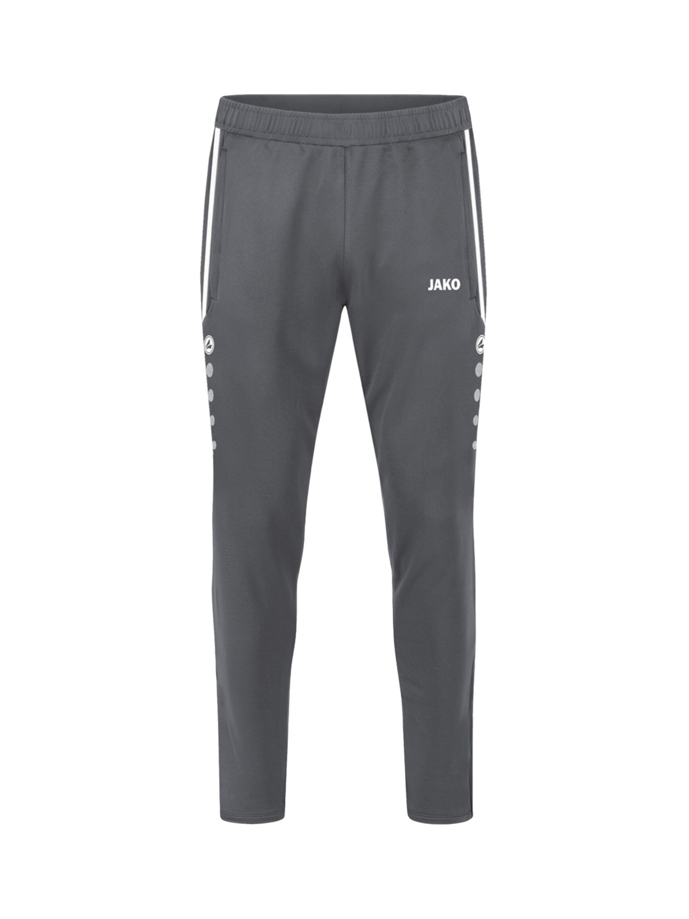 JAKO Workout Pants in Grey: front