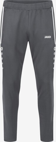 JAKO Regular Workout Pants in Grey: front