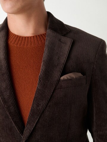 Next Regular Fit Sakko in Braun