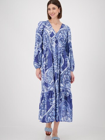 Robe monari en bleu : devant