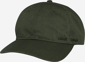 Samsoe Samsoe Cap 'Aribo' in Grün: front