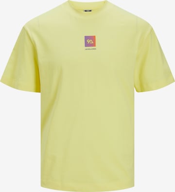 JACK & JONES T-shirt 'BEECH' i gul: framsida