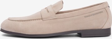 TOMMY HILFIGER Pantofle w kolorze beżowy: przód