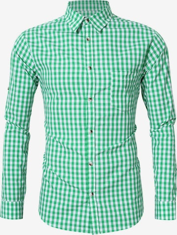 Yesfashion Hemd in Grün: Vorderseite