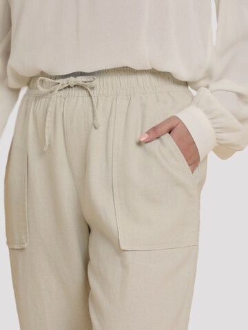 Threadbare Loose fit Trousers 'Rosewood' in Grey