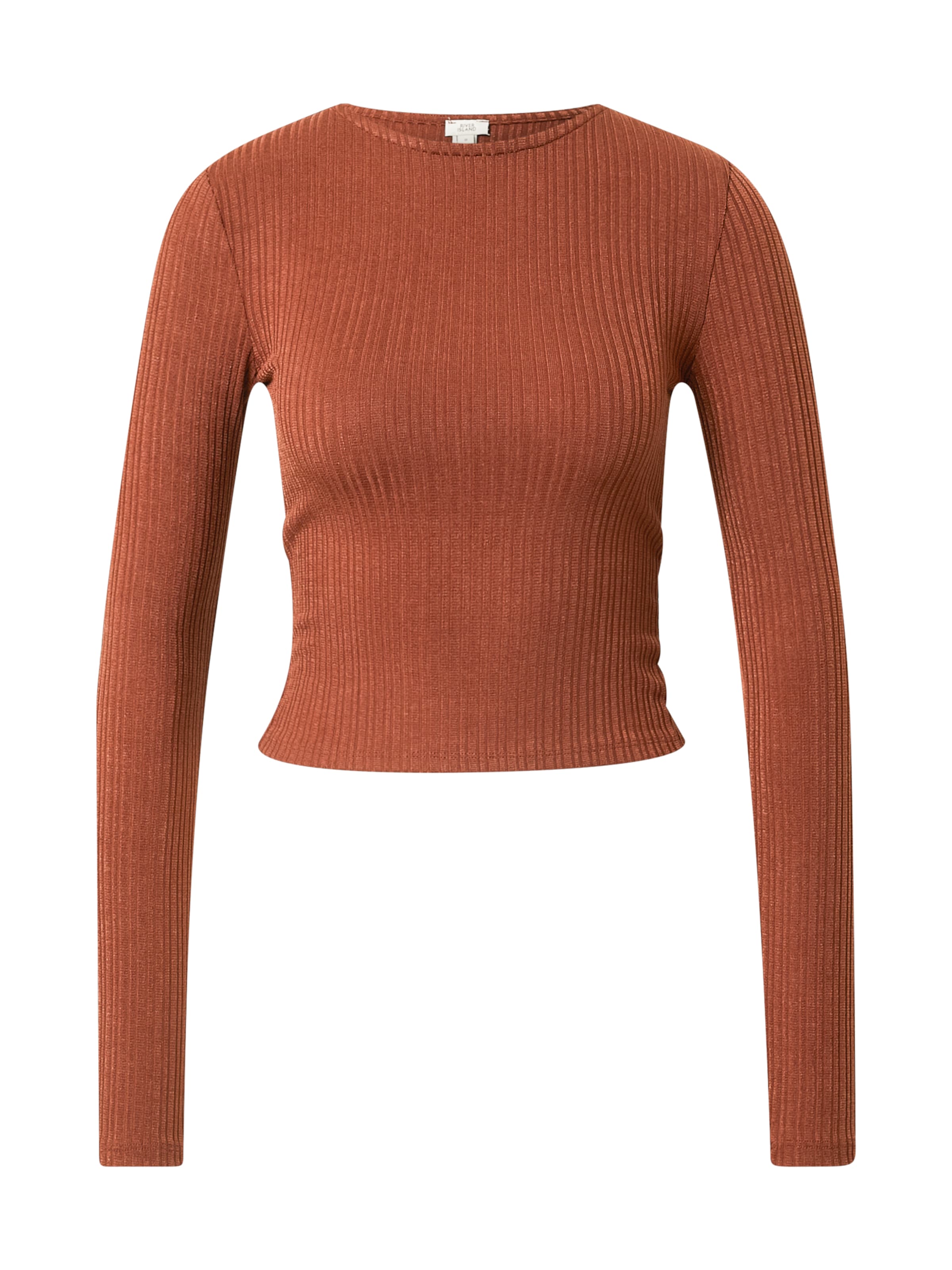 River Island Shirt in Brown: front