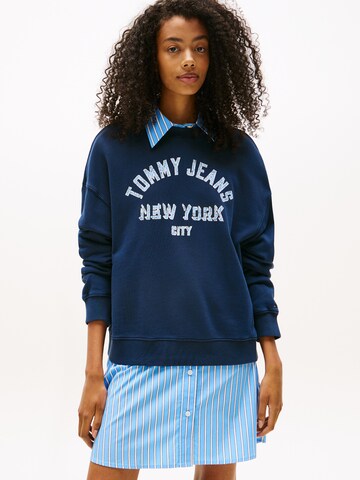 Tommy Jeans Свитшот в Синий: спереди
