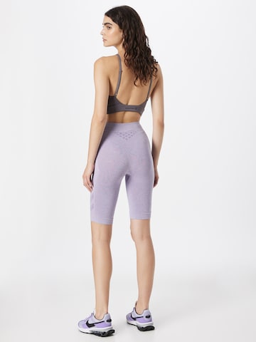 Hummel Skinny Workout Pants in Purple