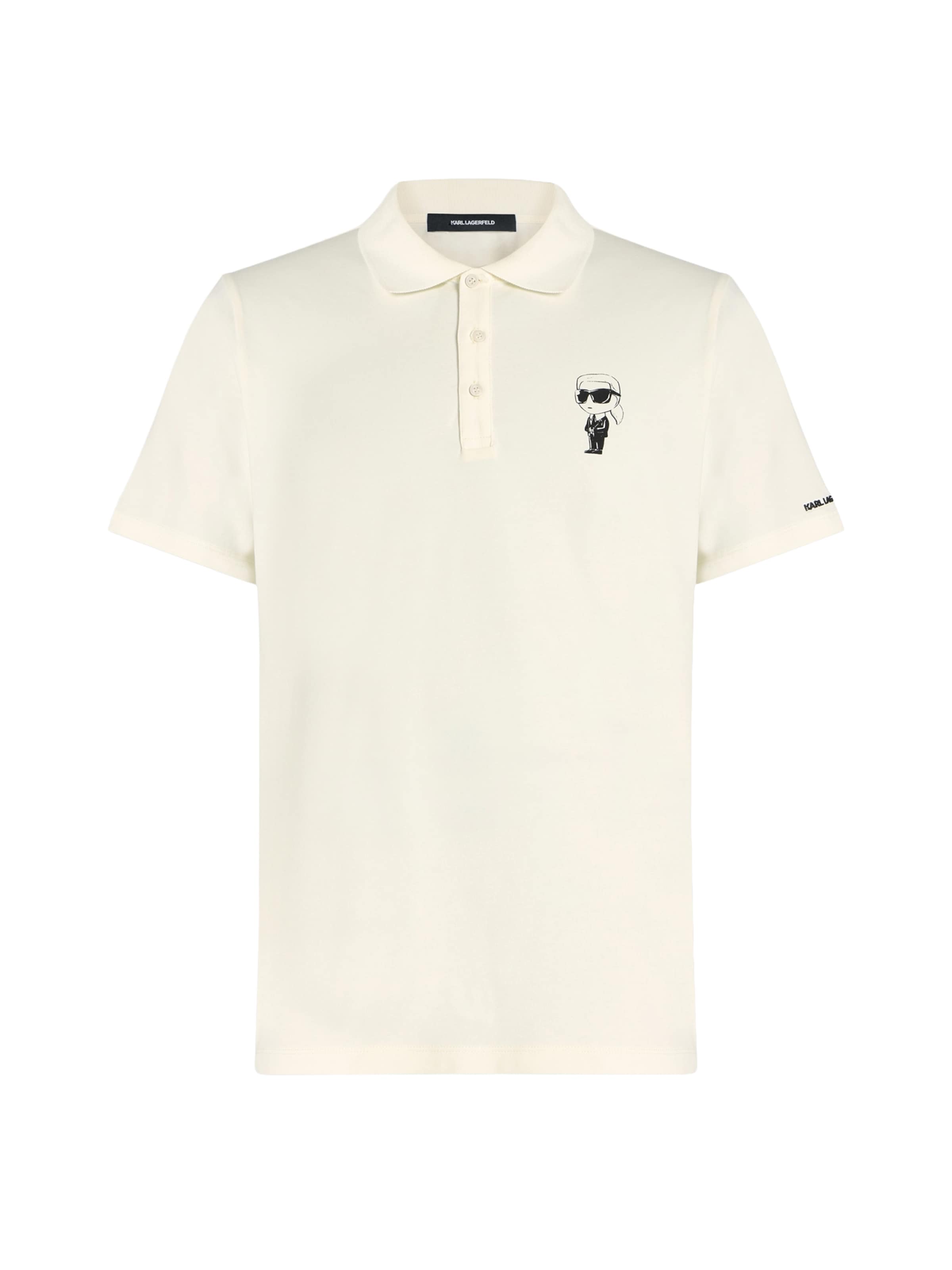 T-Shirt Karl Lagerfeld en blanc : devant