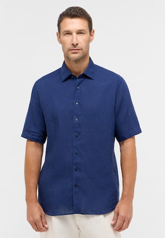 ETERNA Regular Fit Hemd in Blau: Vorderseite