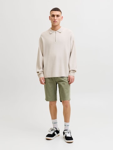 JACK & JONES - regular Pantalón chino en verde