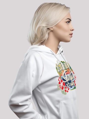 Sweat-shirt 'The Beach Boys Musik Band Tropical' F4NT4STIC en blanc