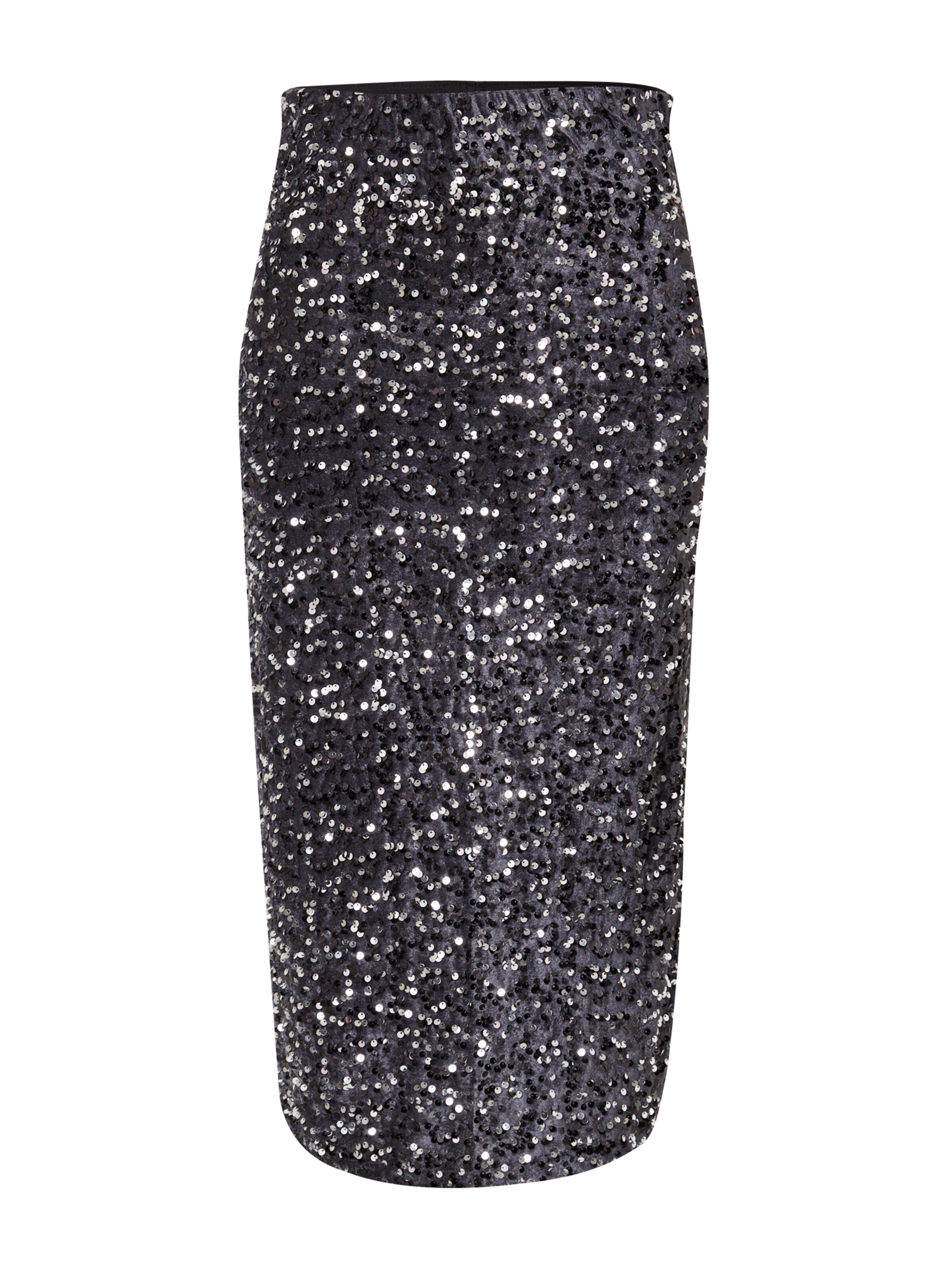 PIECES Szoknyák 'Kam' - szürke: elől