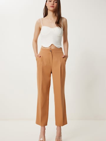 Happiness İstanbul Regular Suorat housut värissä oranssi