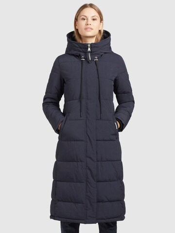 Manteau d’hiver khujo en bleu : devant