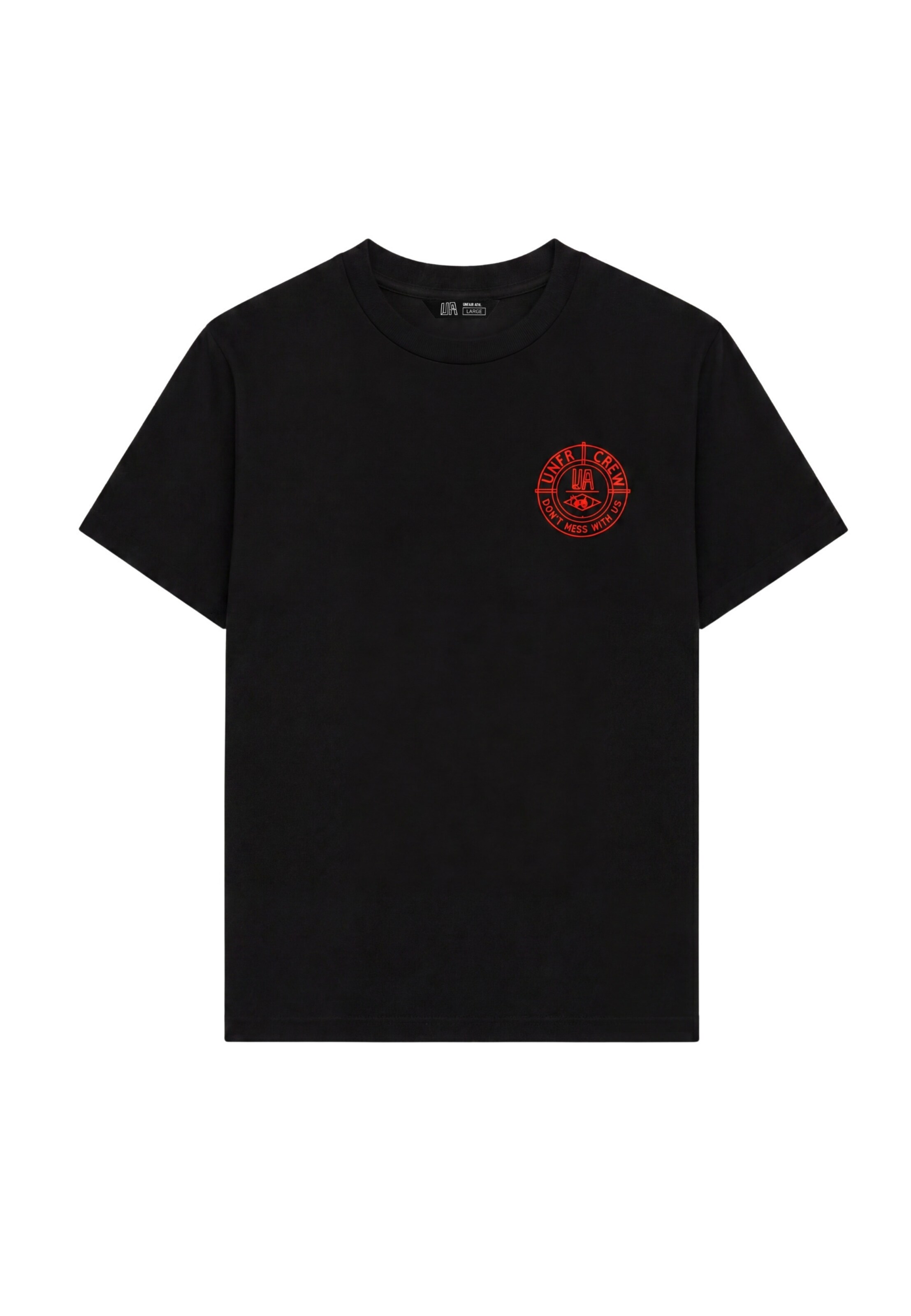 T-Shirt 'DMWU' Unfair Athletics en noir : devant