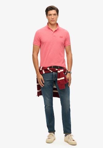 Superdry Koszulka 'Classic' w kolorze różowy