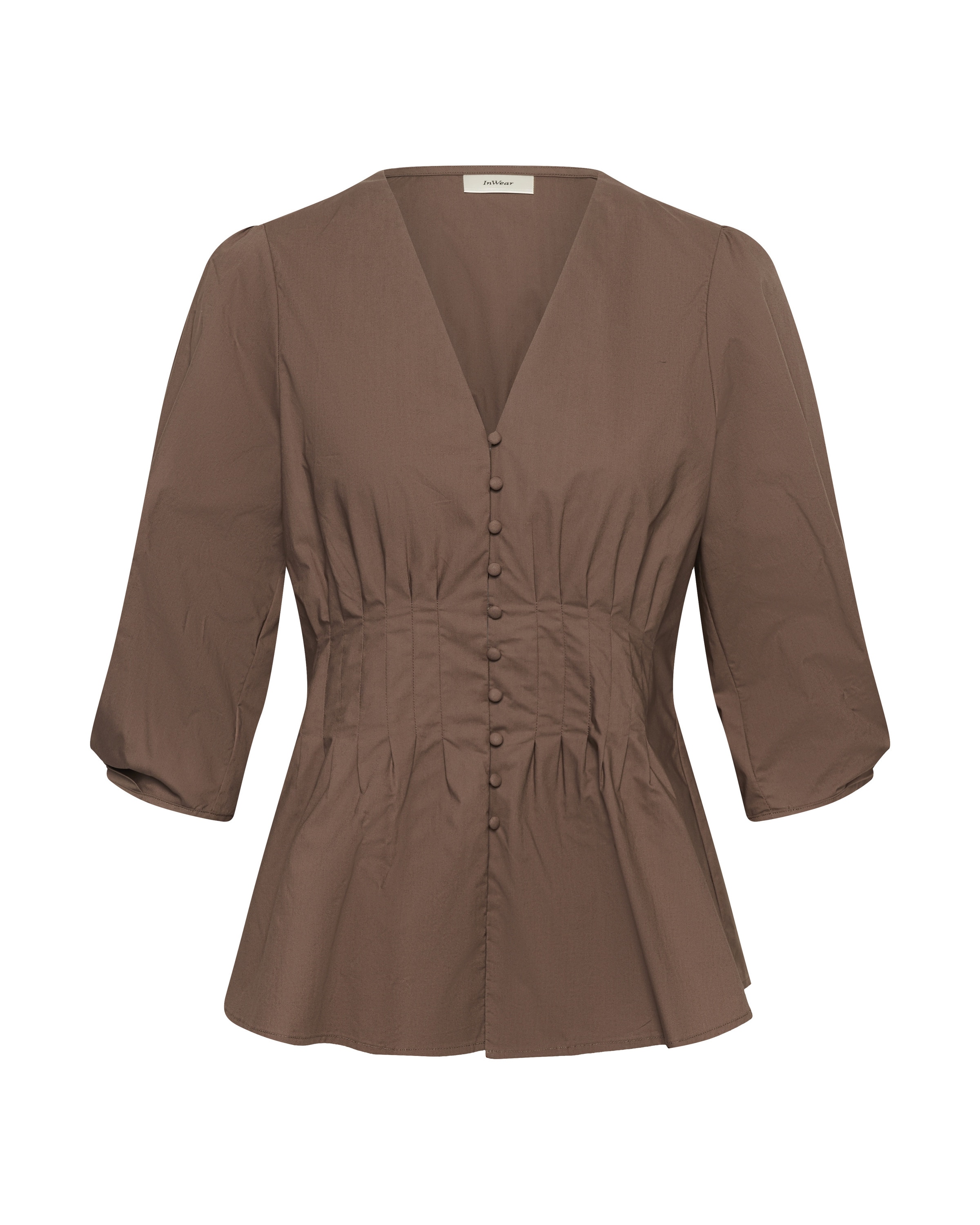 InWear - Blusa 'HAZE' en marrón: frente