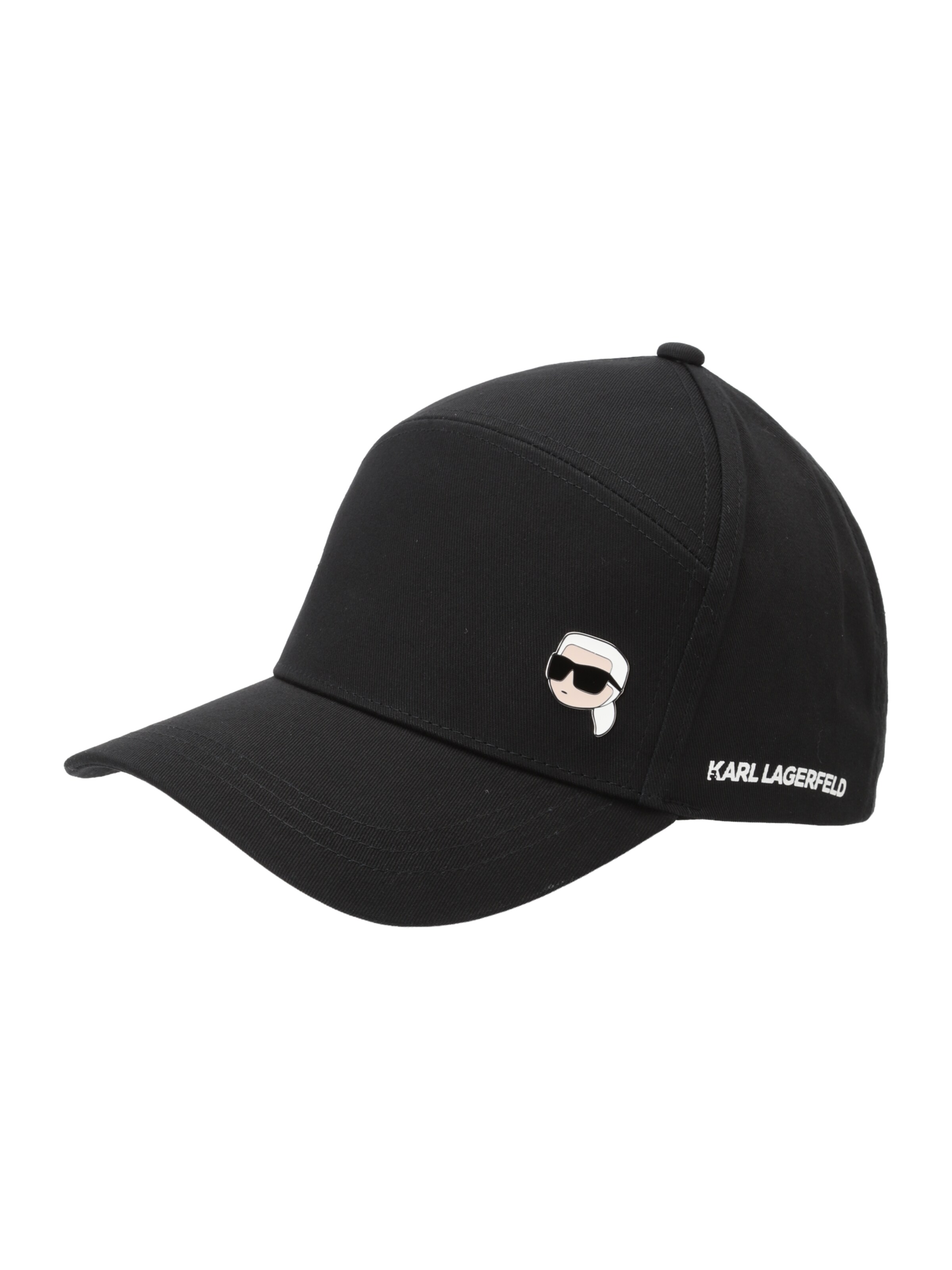 Karl Lagerfeld Cap in Schwarz: Vorderseite