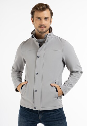 Veste fonctionnelle Schmuddelwedda en gris : devant