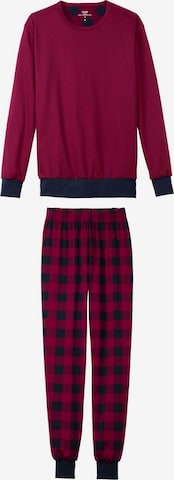 CALIDA Pyjama in Rot: predná strana