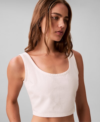 Calvin Klein Jeans Shirt in XS in de kleur Wit, Productweergave
