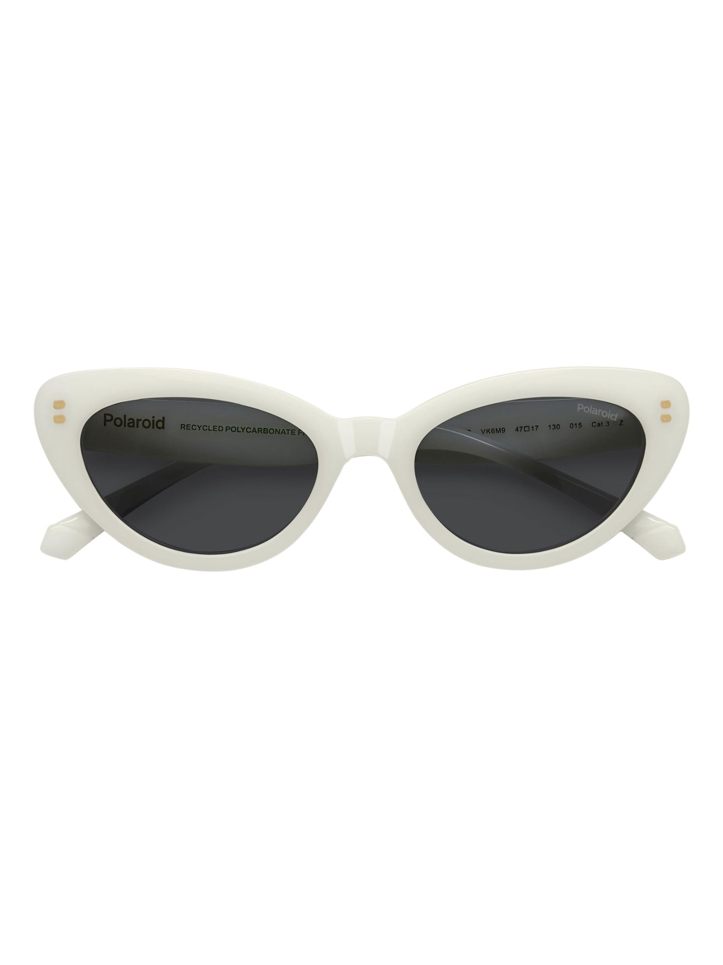 Lunettes de soleil 'PLD 8068/S' Polaroid en blanc : devant
