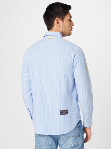 La Martina Regular fit Button Up Shirt in Blue