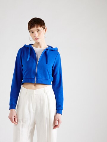 Monki Sweat jacket in Blue: front