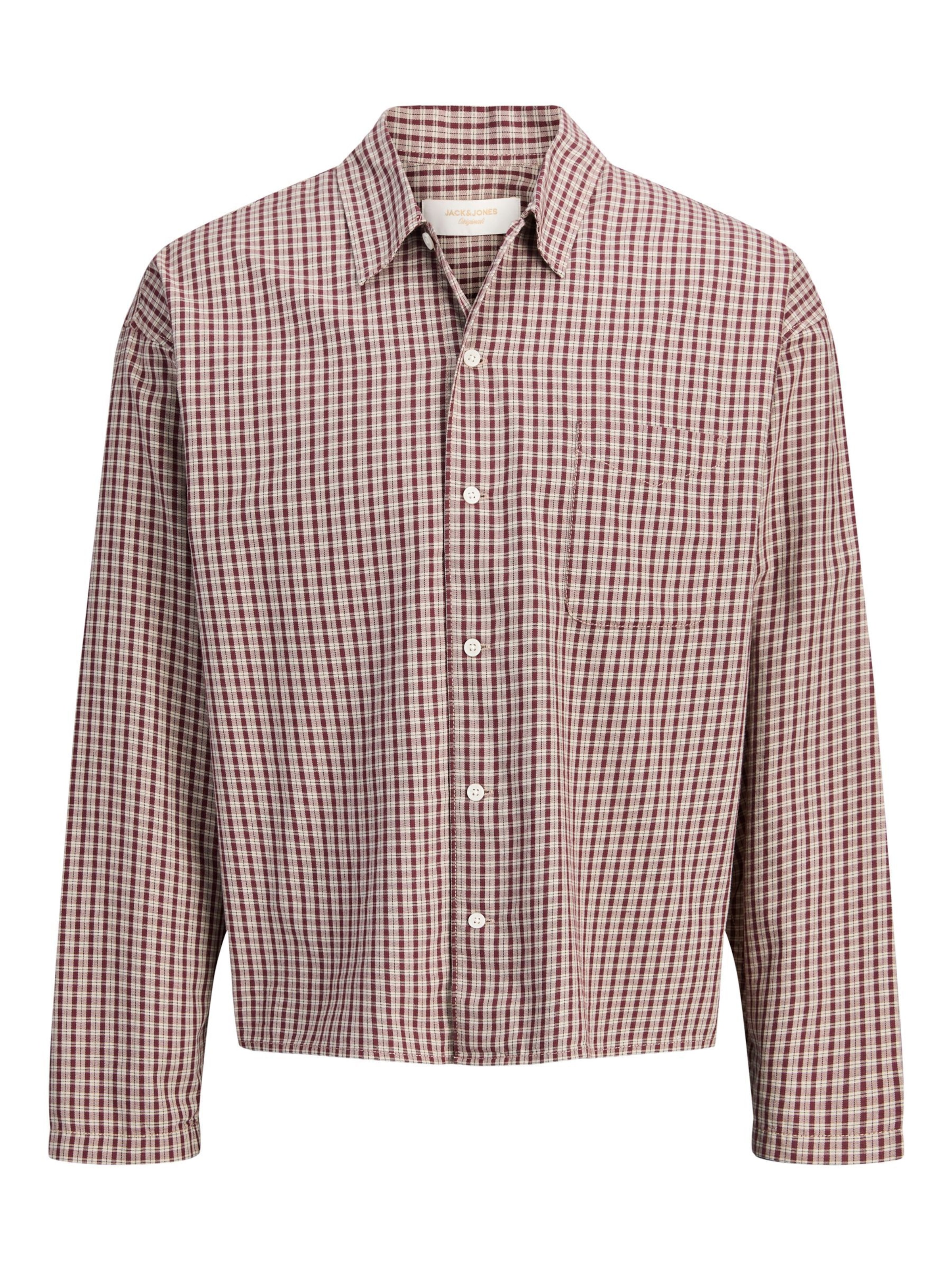 Chemise JACK & JONES en marron : devant