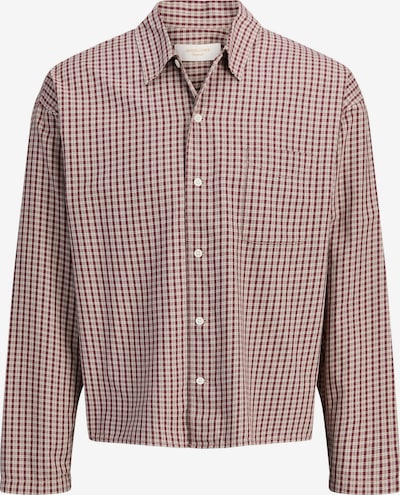 L dydžio Marškiniai 'JORAUSTIN' iš JACK & JONES, spalva – ruda / balta, Prekių apžvalga
