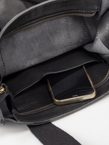 Shopper 'Leather Tote Black Manhattan Collection' di THE DUST COMPANY in nero