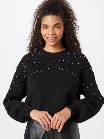 Pull-over Karen Millen en noir : devant