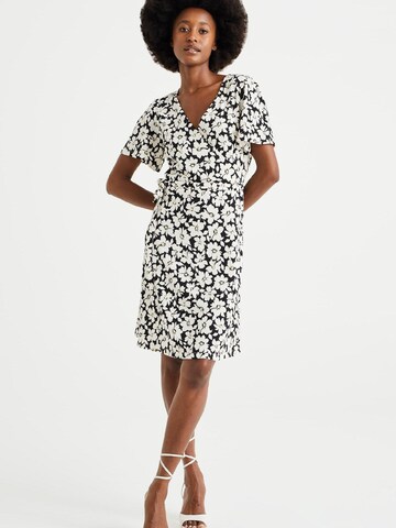 WE Fashion Kleid in Schwarz: Vorderseite