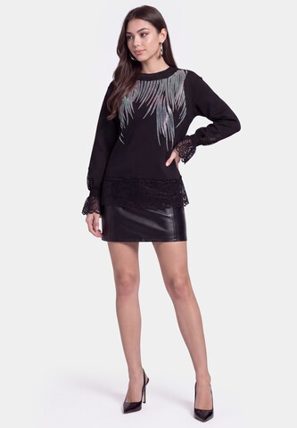 faina - Sudadera en negro