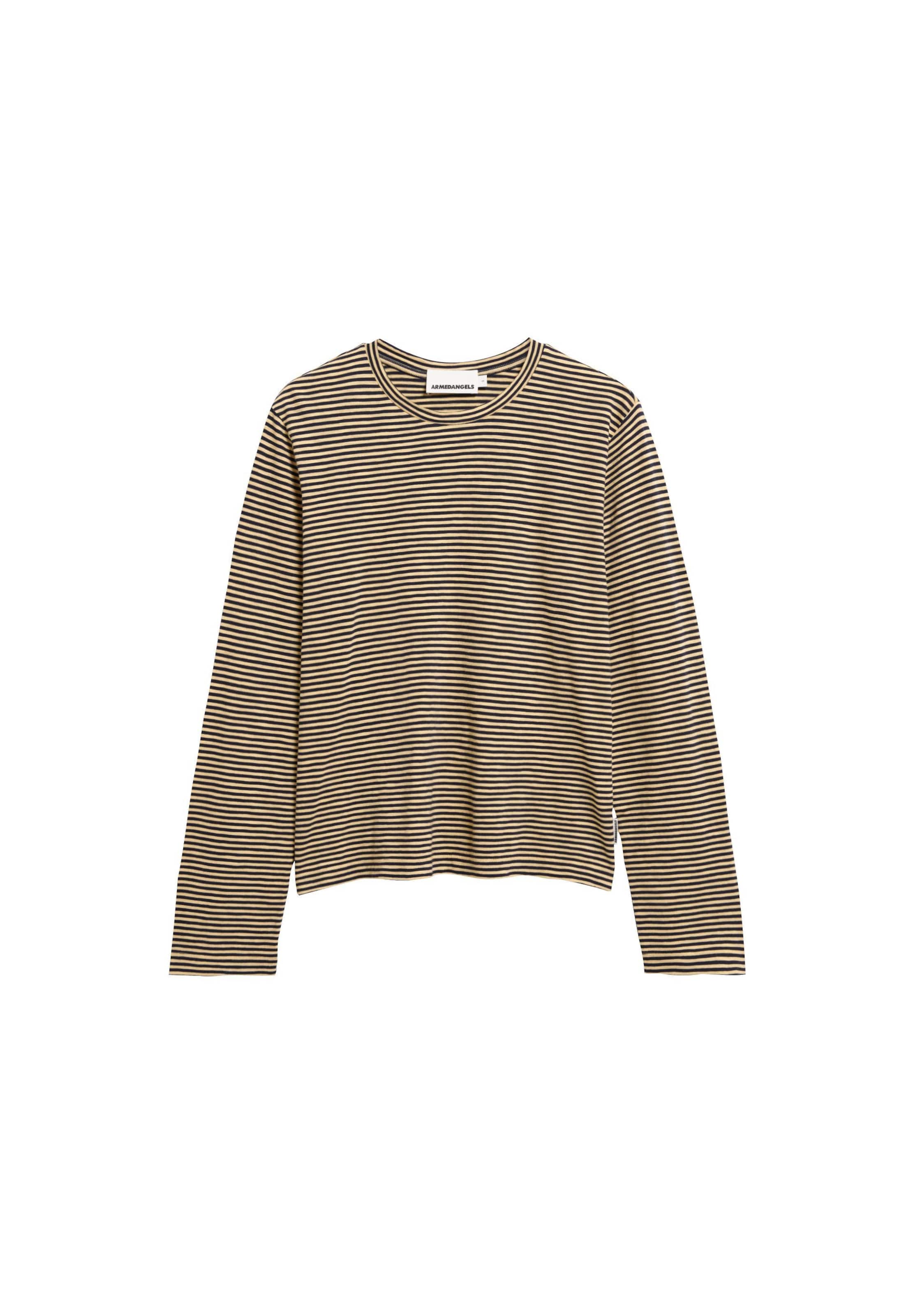 ARMEDANGELS Shirt 'Slub' in L in de kleur Donkerblauw / Pueblo, Productweergave