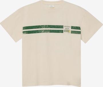 s.Oliver T-Shirt in Beige: Vorderseite