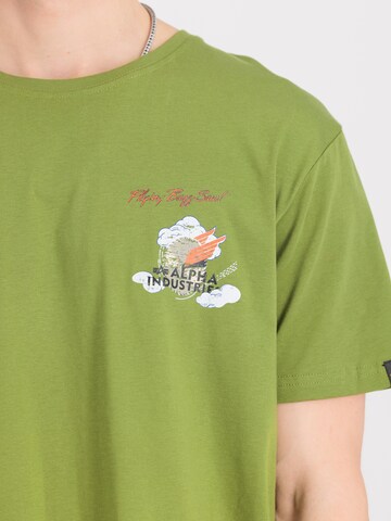 T-Shirt ALPHA INDUSTRIES en vert