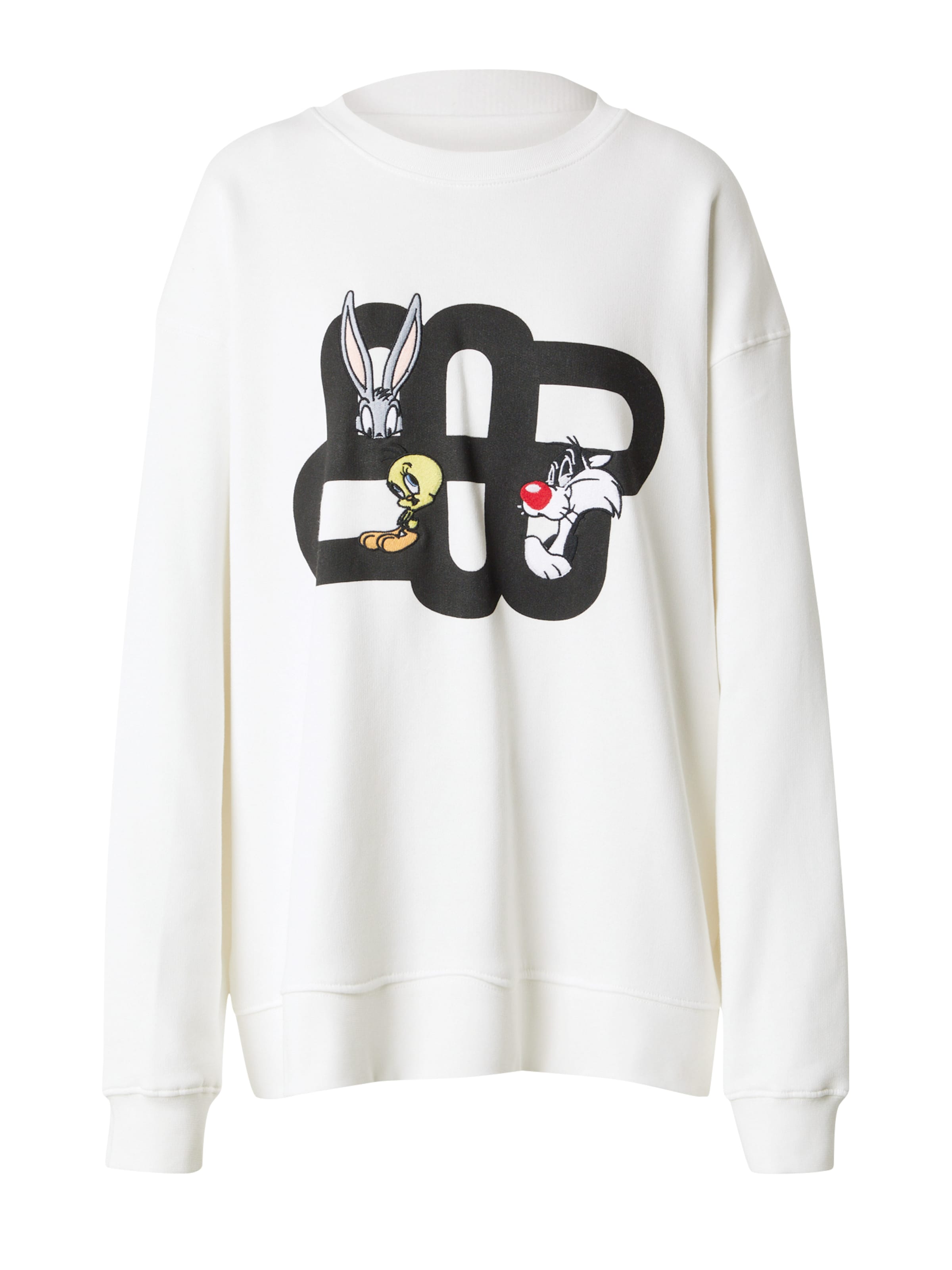 Felpa 'LINKI' di Munthe in bianco: frontale