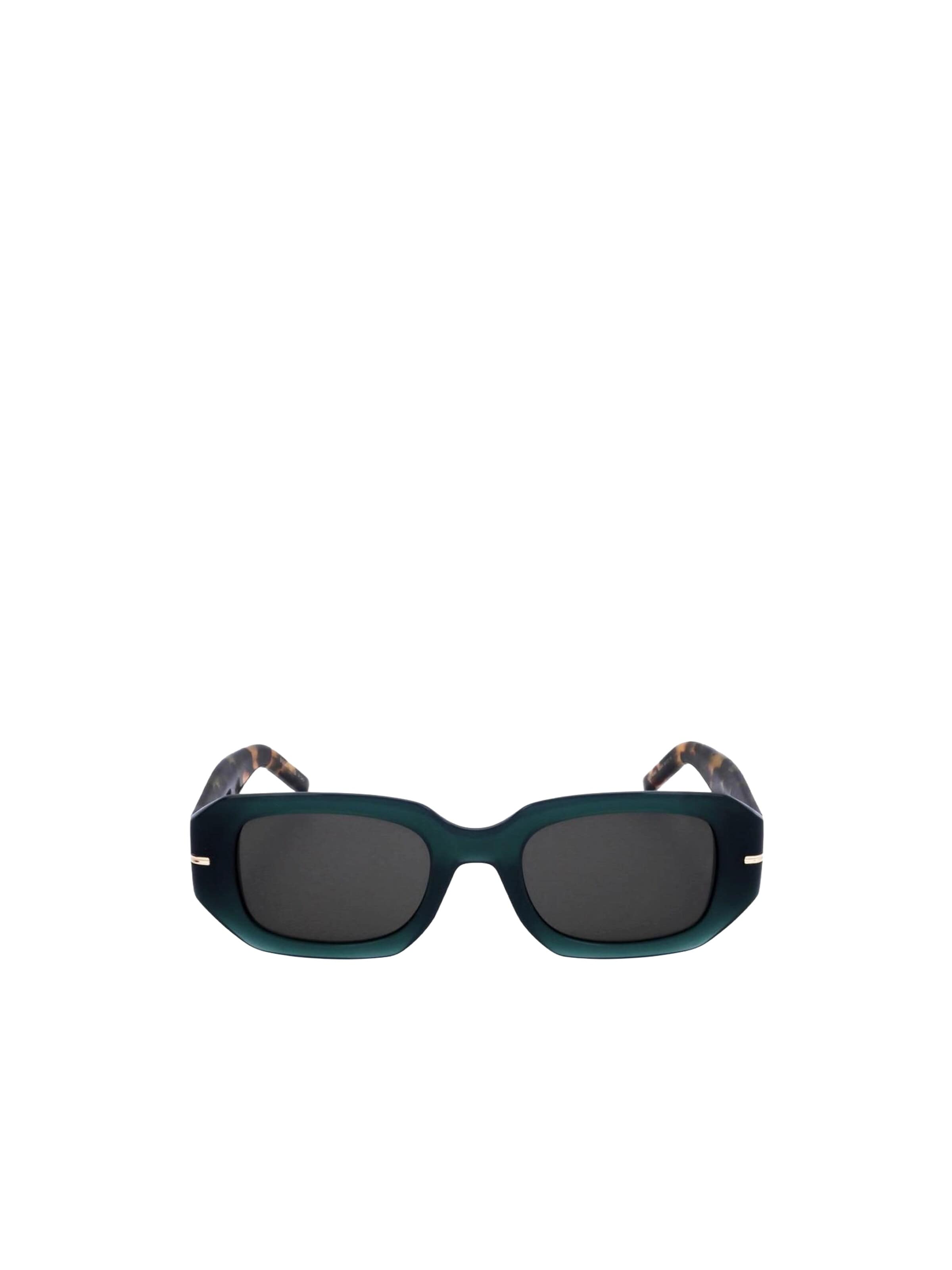 Lunettes de soleil HUGO BOSS en vert : devant