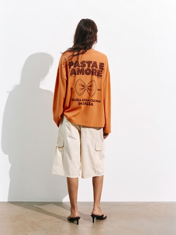 Pull&Bear Majica | oranžna barva