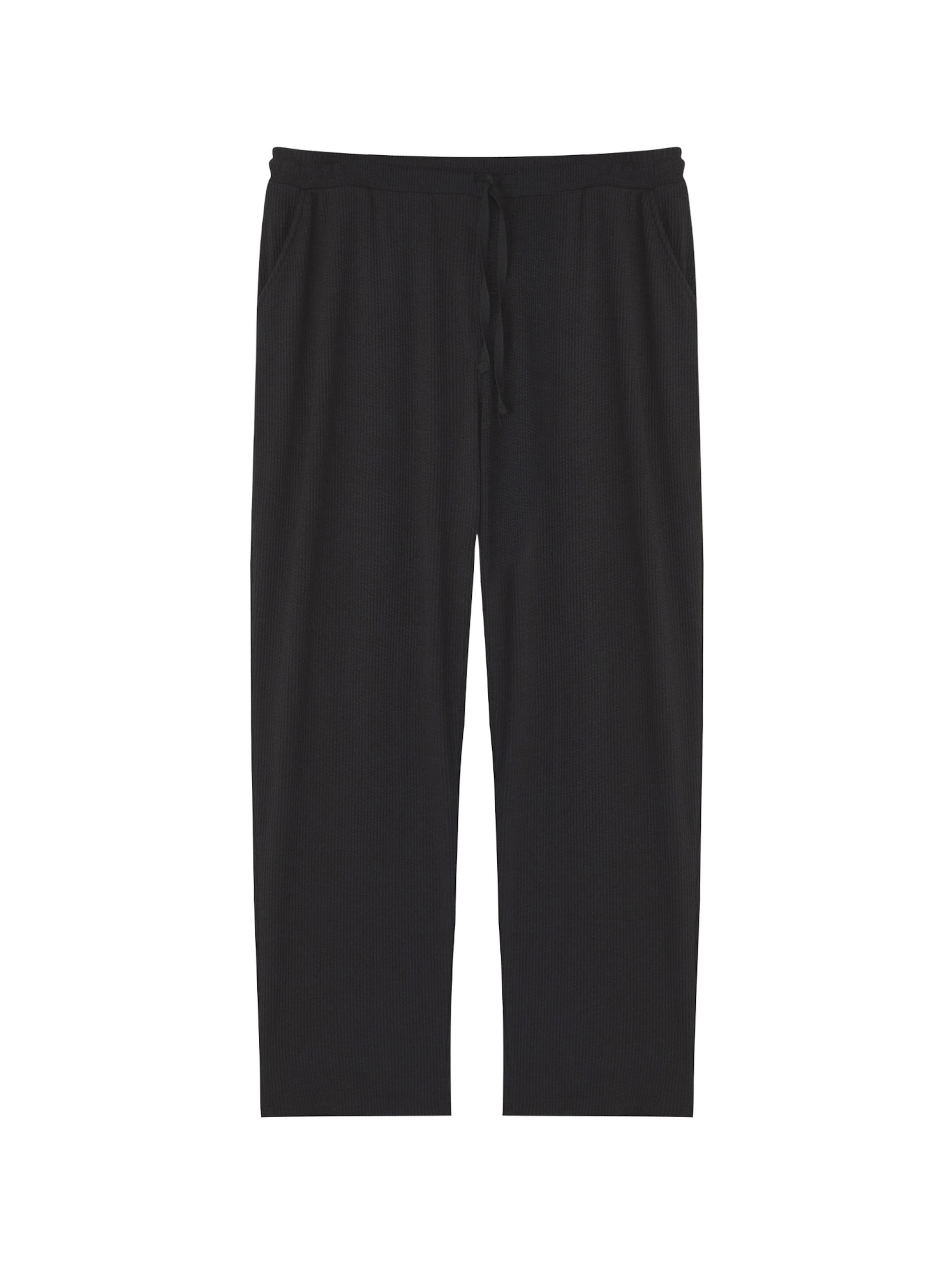 Trendyol Curve Regular Pants in Black: front