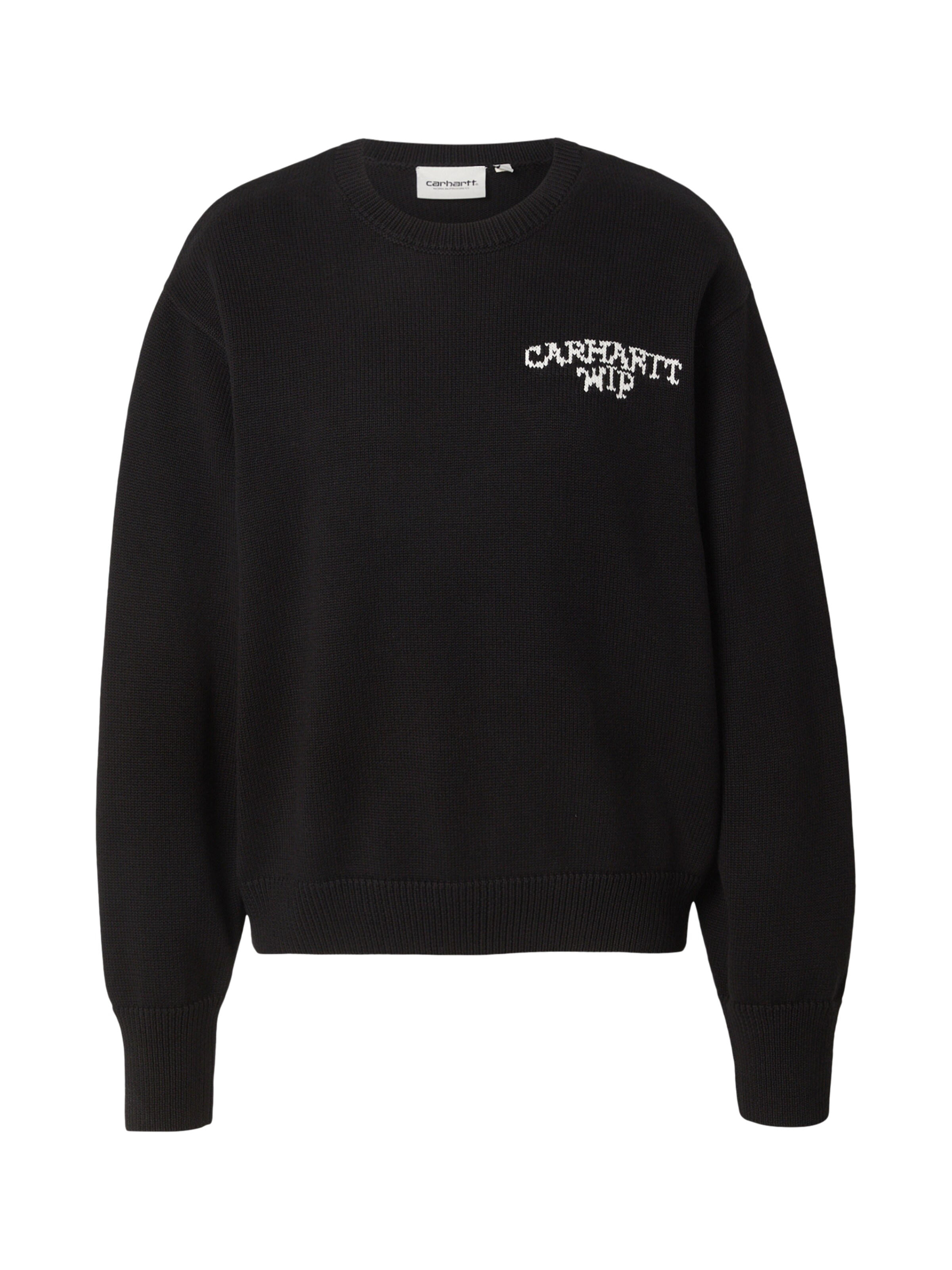 Carhartt WIP Trui 'Hugging Cats' in XS in de kleur Zwart / Wit, Productweergave