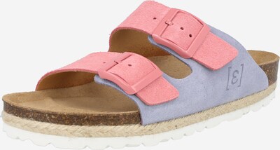espadrij l´originale Mules 'Ami' in Smoke blue / Pink, Item view