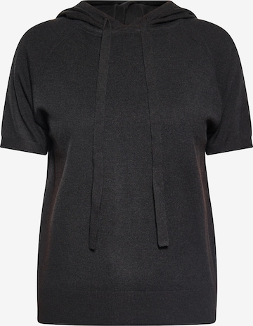 Pull-over usha BLUE LABEL en noir : devant